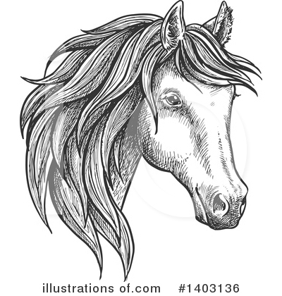 Royalty-Free (RF) Horse Clipart Illustration by Vector Tradition SM - Stock Sample #1403136