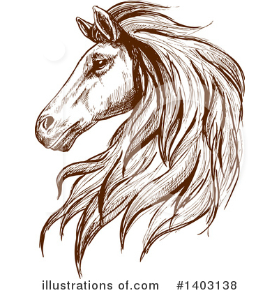 Royalty-Free (RF) Horse Clipart Illustration by Vector Tradition SM - Stock Sample #1403138