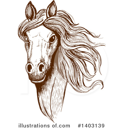 Royalty-Free (RF) Horse Clipart Illustration by Vector Tradition SM - Stock Sample #1403139