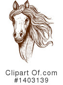 Horse Clipart #1403139 by Vector Tradition SM
