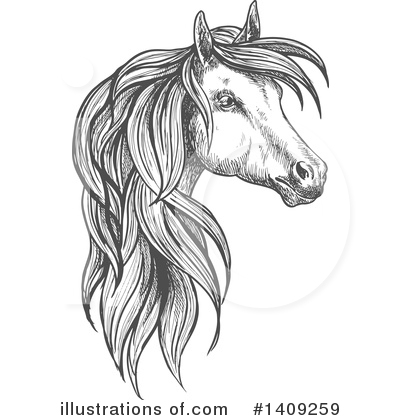 Royalty-Free (RF) Horse Clipart Illustration by Vector Tradition SM - Stock Sample #1409259