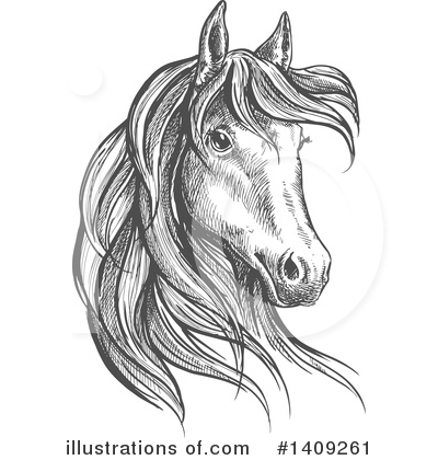 Royalty-Free (RF) Horse Clipart Illustration by Vector Tradition SM - Stock Sample #1409261