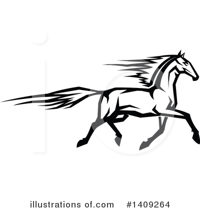 Royalty-Free (RF) Horse Clipart Illustration by Vector Tradition SM - Stock Sample #1409264