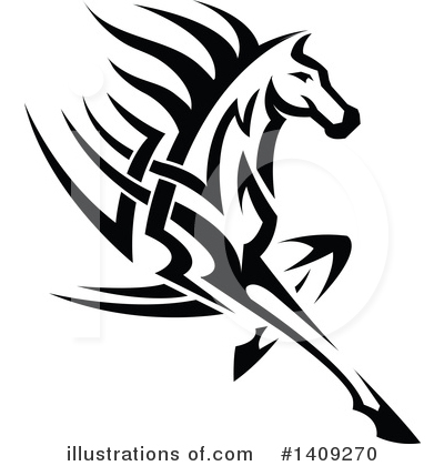 Royalty-Free (RF) Horse Clipart Illustration by Vector Tradition SM - Stock Sample #1409270