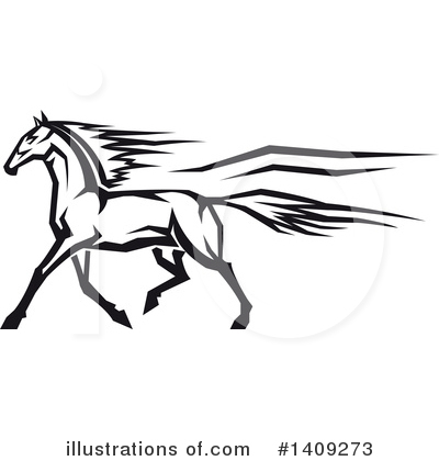 Royalty-Free (RF) Horse Clipart Illustration by Vector Tradition SM - Stock Sample #1409273