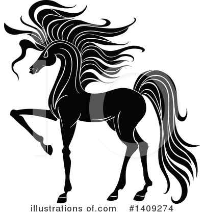 Royalty-Free (RF) Horse Clipart Illustration by Vector Tradition SM - Stock Sample #1409274
