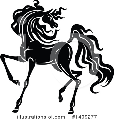 Royalty-Free (RF) Horse Clipart Illustration by Vector Tradition SM - Stock Sample #1409277