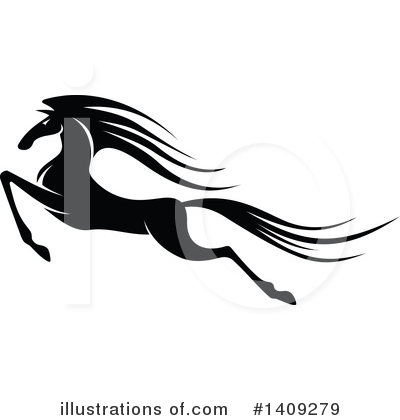Royalty-Free (RF) Horse Clipart Illustration by Vector Tradition SM - Stock Sample #1409279