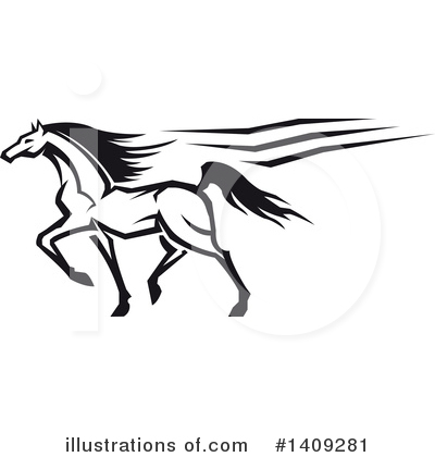 Royalty-Free (RF) Horse Clipart Illustration by Vector Tradition SM - Stock Sample #1409281