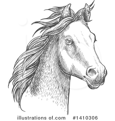 Royalty-Free (RF) Horse Clipart Illustration by Vector Tradition SM - Stock Sample #1410306