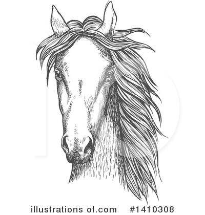 Royalty-Free (RF) Horse Clipart Illustration by Vector Tradition SM - Stock Sample #1410308
