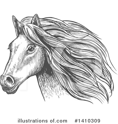 Royalty-Free (RF) Horse Clipart Illustration by Vector Tradition SM - Stock Sample #1410309