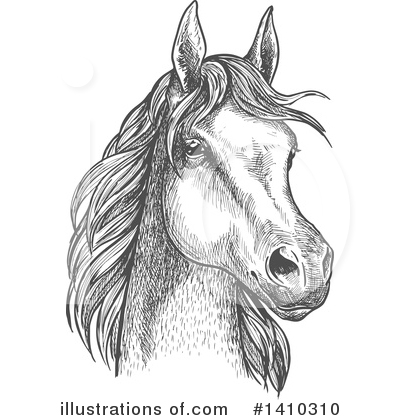 Royalty-Free (RF) Horse Clipart Illustration by Vector Tradition SM - Stock Sample #1410310