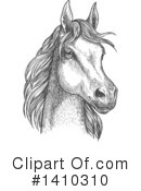 Horse Clipart #1410310 by Vector Tradition SM