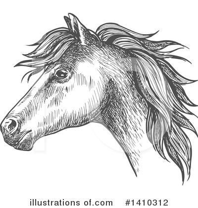 Royalty-Free (RF) Horse Clipart Illustration by Vector Tradition SM - Stock Sample #1410312