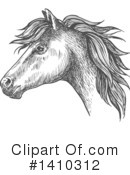 Horse Clipart #1410312 by Vector Tradition SM