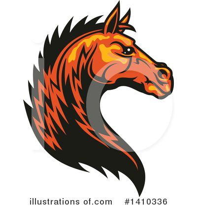 Royalty-Free (RF) Horse Clipart Illustration by Vector Tradition SM - Stock Sample #1410336