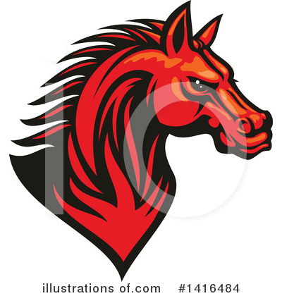 Royalty-Free (RF) Horse Clipart Illustration by Vector Tradition SM - Stock Sample #1416484