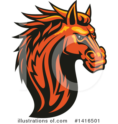 Royalty-Free (RF) Horse Clipart Illustration by Vector Tradition SM - Stock Sample #1416501