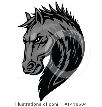 Royalty-Free (RF) Horse Clipart Illustration by Vector Tradition SM - Stock Sample #1416504