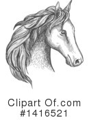 Horse Clipart #1416521 by Vector Tradition SM