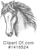 Horse Clipart #1416524 by Vector Tradition SM