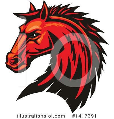 Royalty-Free (RF) Horse Clipart Illustration by Vector Tradition SM - Stock Sample #1417391