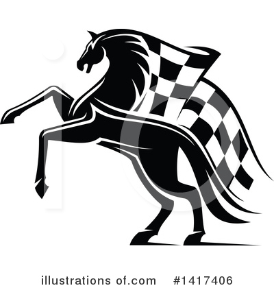 Royalty-Free (RF) Horse Clipart Illustration by Vector Tradition SM - Stock Sample #1417406