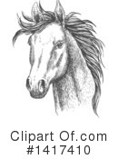 Horse Clipart #1417410 by Vector Tradition SM