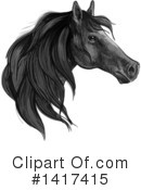 Horse Clipart #1417415 by Vector Tradition SM