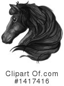Horse Clipart #1417416 by Vector Tradition SM