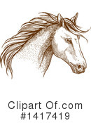 Horse Clipart #1417419 by Vector Tradition SM