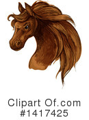 Horse Clipart #1417425 by Vector Tradition SM