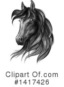 Horse Clipart #1417426 by Vector Tradition SM