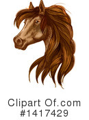 Horse Clipart #1417429 by Vector Tradition SM