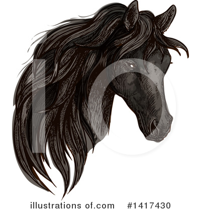 Royalty-Free (RF) Horse Clipart Illustration by Vector Tradition SM - Stock Sample #1417430