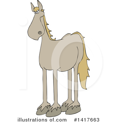 Royalty-Free (RF) Horse Clipart Illustration by djart - Stock Sample #1417663
