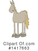 Horse Clipart #1417663 by djart