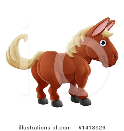 Royalty-Free (RF) Horse Clipart Illustration by AtStockIllustration - Stock Sample #1418926