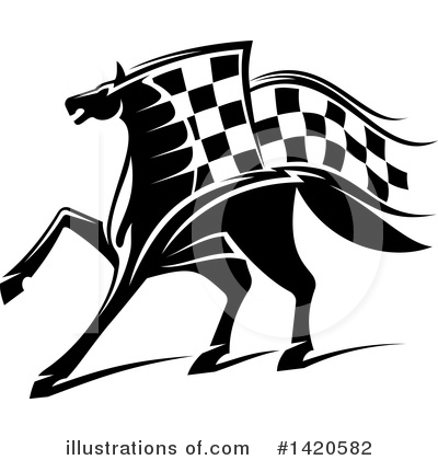 Royalty-Free (RF) Horse Clipart Illustration by Vector Tradition SM - Stock Sample #1420582