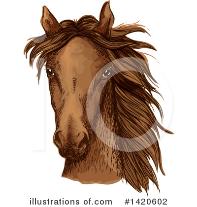 Royalty-Free (RF) Horse Clipart Illustration by Vector Tradition SM - Stock Sample #1420602