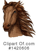 Horse Clipart #1420606 by Vector Tradition SM