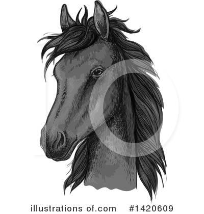 Royalty-Free (RF) Horse Clipart Illustration by Vector Tradition SM - Stock Sample #1420609