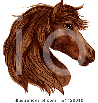 Royalty-Free (RF) Horse Clipart Illustration by Vector Tradition SM - Stock Sample #1420610