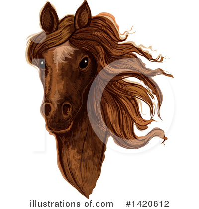 Royalty-Free (RF) Horse Clipart Illustration by Vector Tradition SM - Stock Sample #1420612