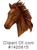 Horse Clipart #1420615 by Vector Tradition SM