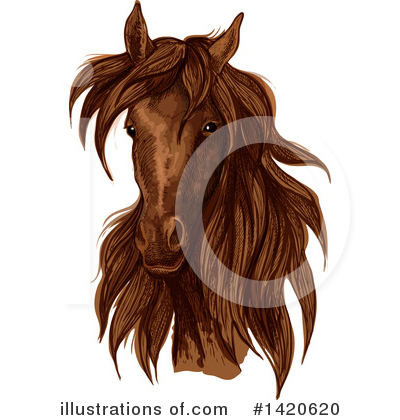 Royalty-Free (RF) Horse Clipart Illustration by Vector Tradition SM - Stock Sample #1420620