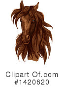 Horse Clipart #1420620 by Vector Tradition SM