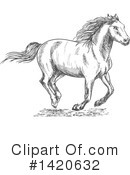 Horse Clipart #1420632 by Vector Tradition SM