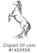 Horse Clipart #1420636 by Vector Tradition SM